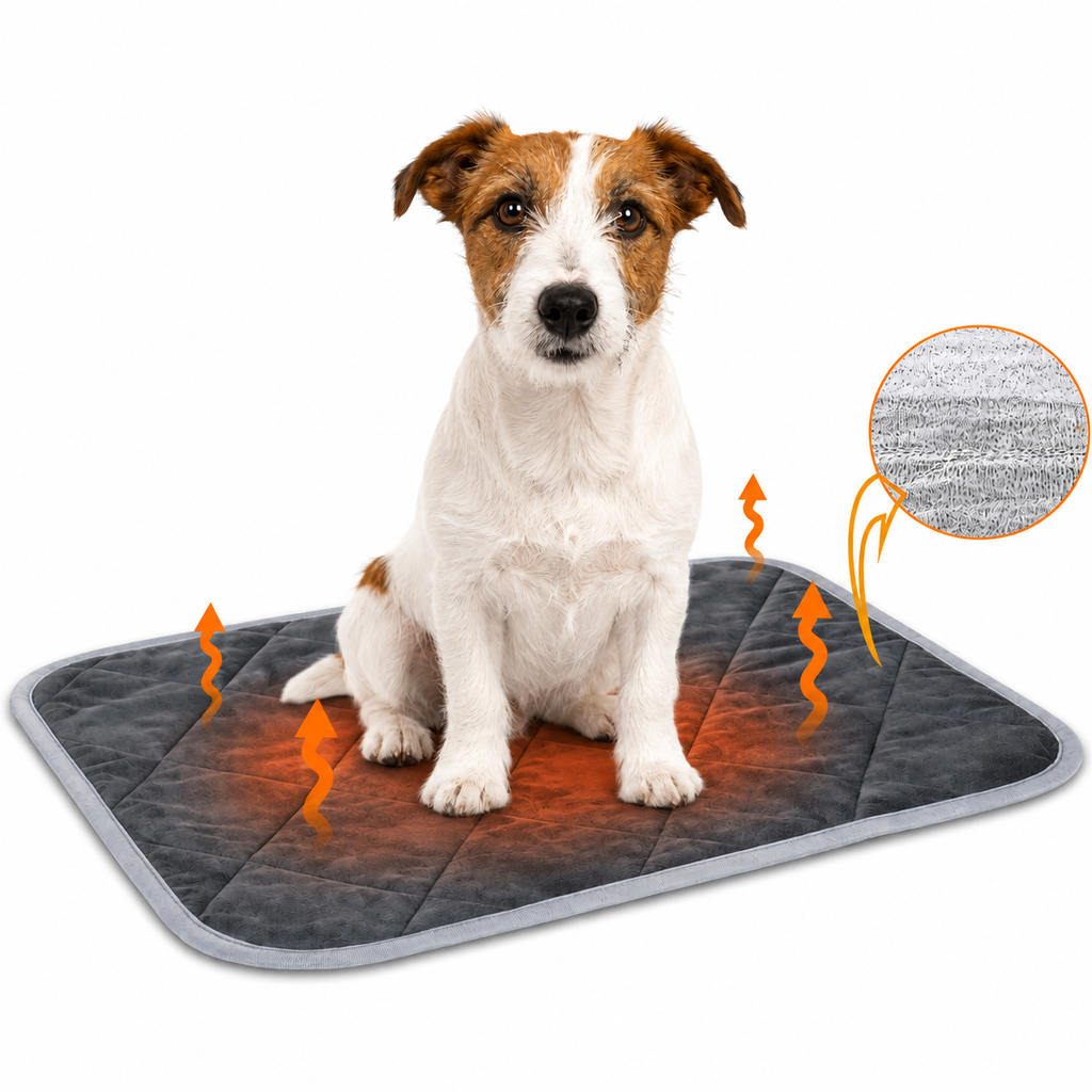Self-Heating Washable Pet Pad – Warm & Anti-Slip