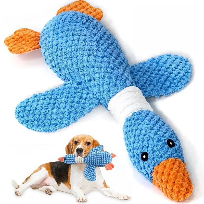 Plush Goose Dog Toy