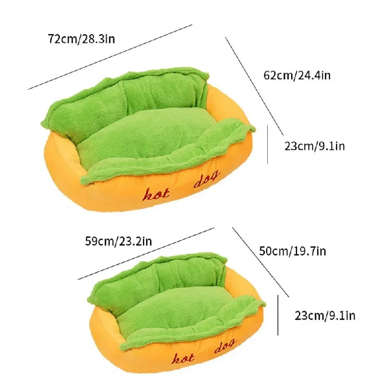 Pet Bed Hot Dog