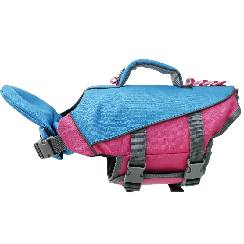 LETVIA Reflective Dog Life Jacket with Handle