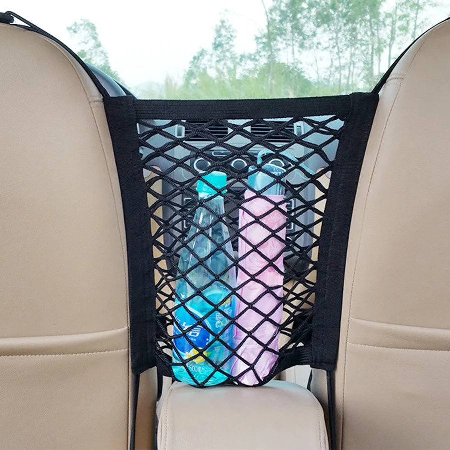 Pet Car Barrier with Storage Pocket