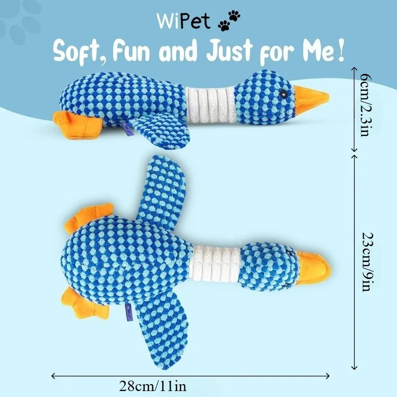 Plush Goose Dog Toy