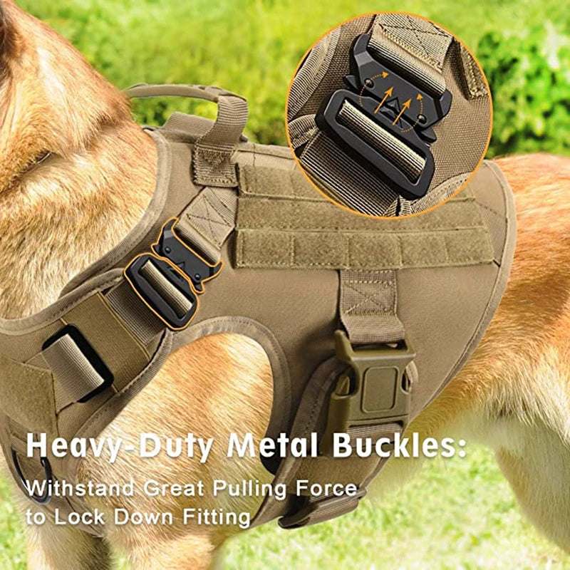 Tactical Dog Harness Set