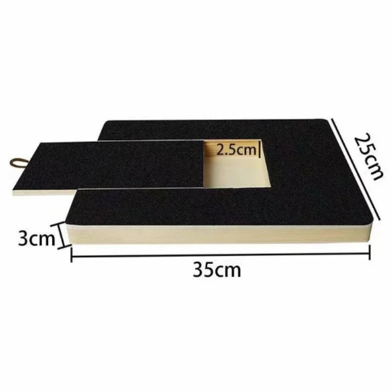 Wooden Dog Nail Scratch Board with Treat Box