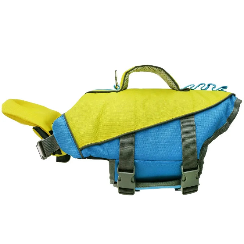 LETVIA Reflective Dog Life Jacket with Handle