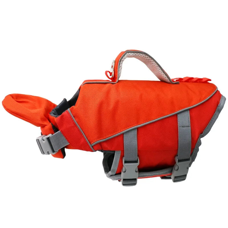LETVIA Reflective Dog Life Jacket with Handle