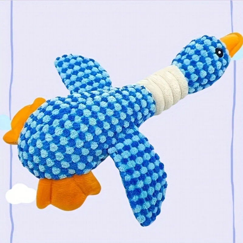Plush Goose Dog Toy