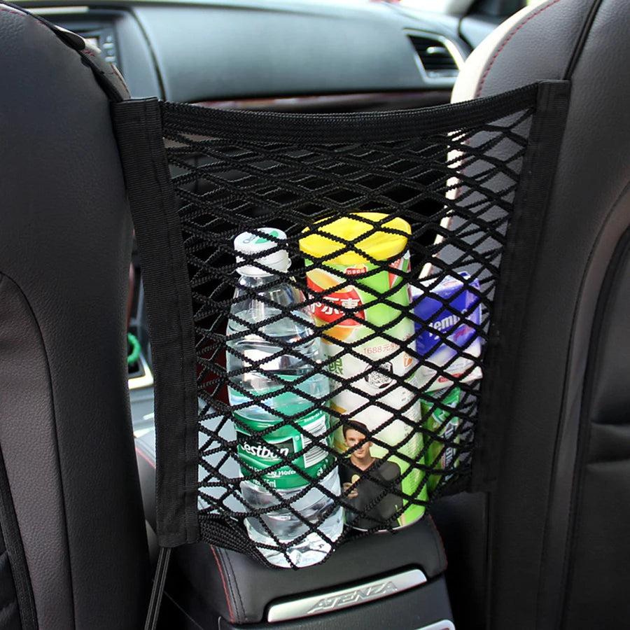 Pet Car Barrier with Storage Pocket