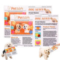 Newspaper Crinkle Squeaky Dog Toy