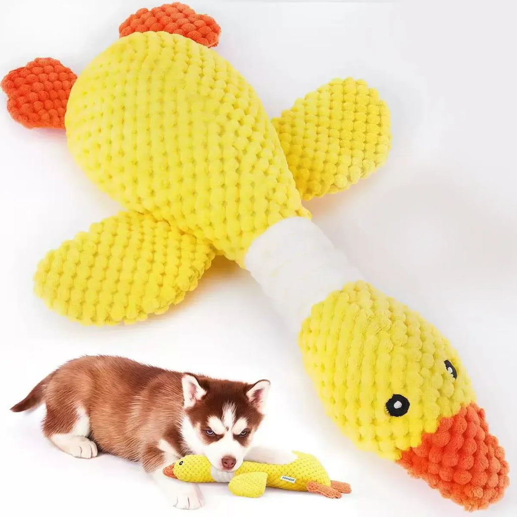 Plush Goose Dog Toy