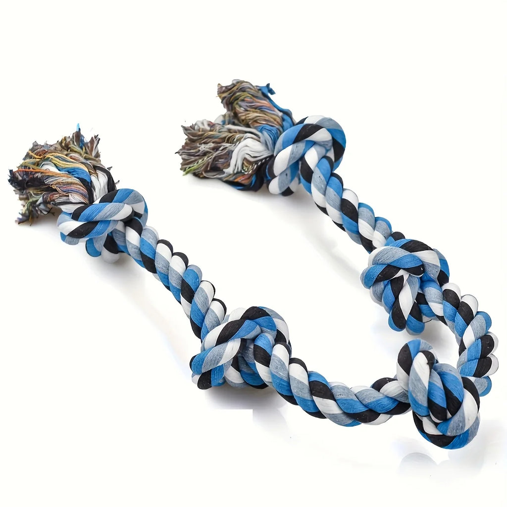 Heavy-Duty Dog Rope Chew Toy – Teeth Cleaning