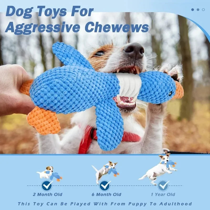 Plush Goose Dog Toy