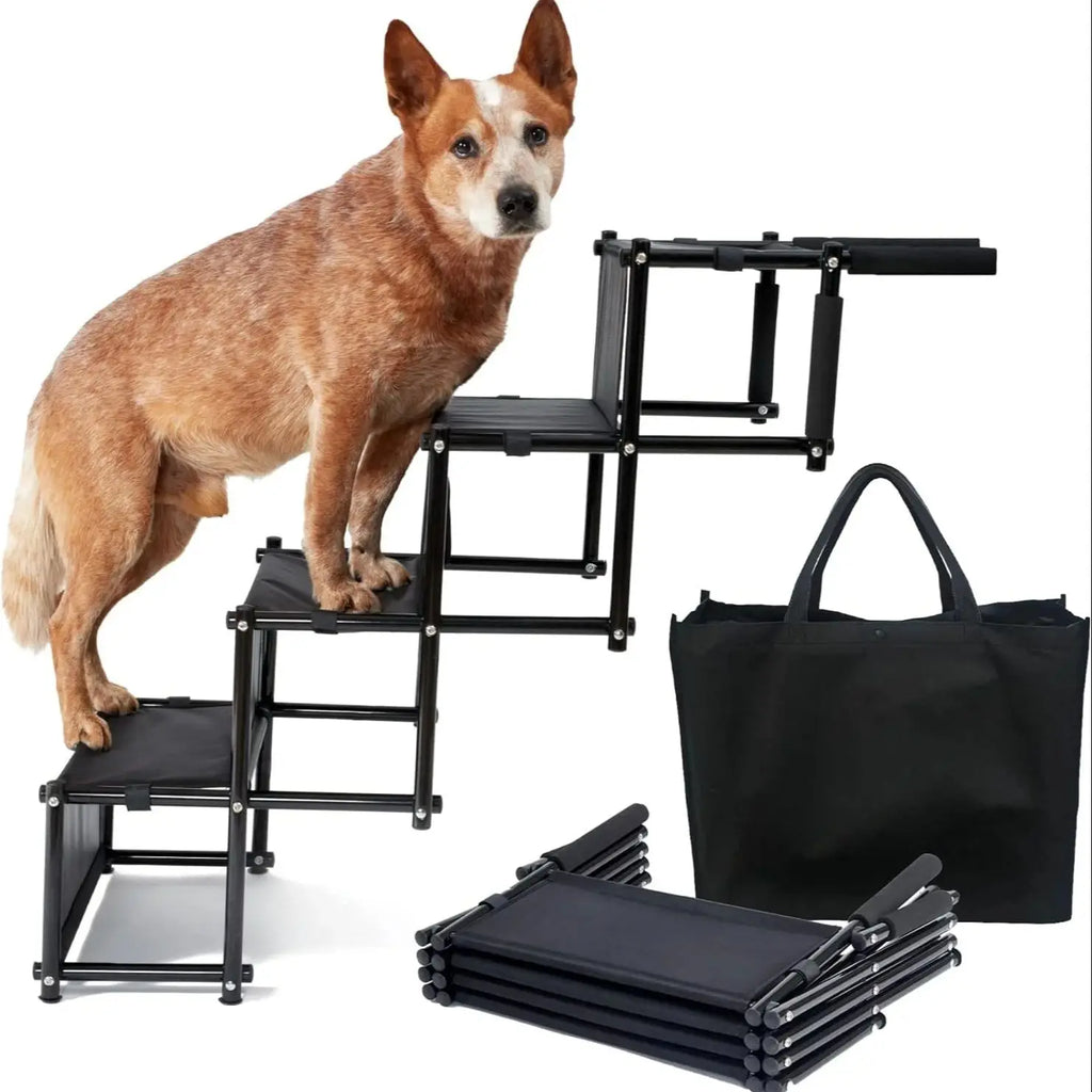 Foldable Dog Car Ramp & Staircase