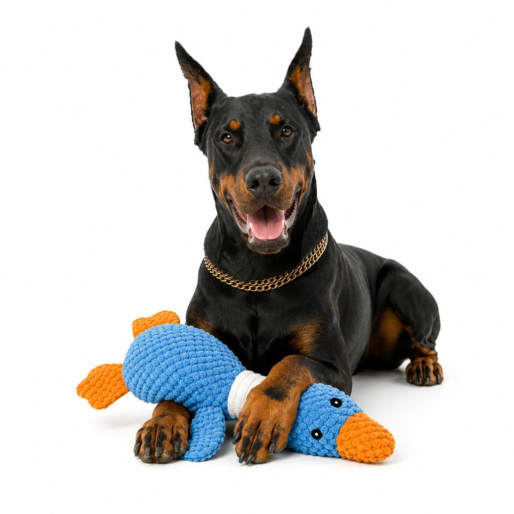 Plush Goose Dog Toy